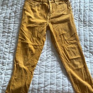 Mustard Corduroy Pants